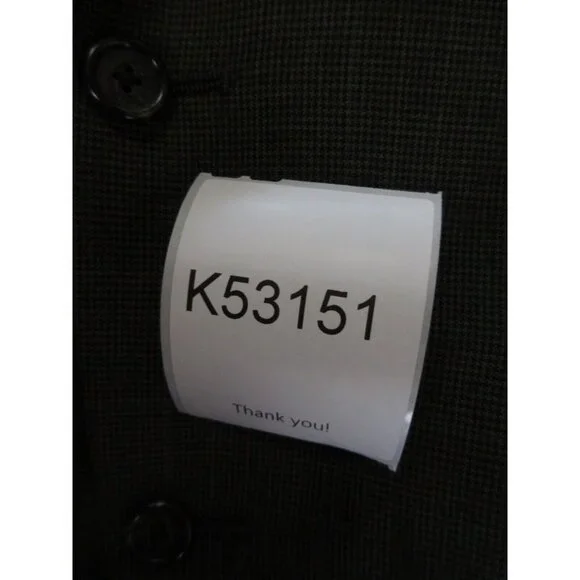 VINTAGE Brooks Brothers Sport Coat 41 L Blazer Houndstooth USA Union